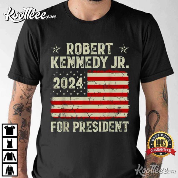 Kennedy 2024 For President Campaign 2024 Merch T-Shirt