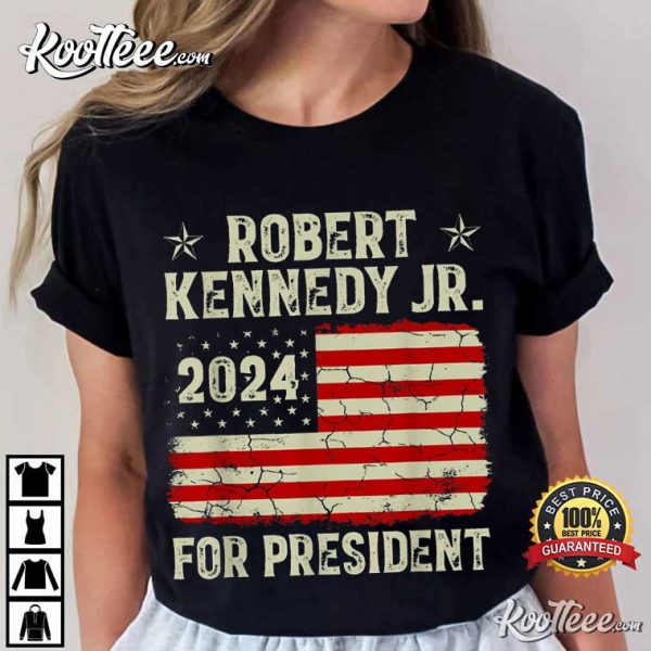 Kennedy 2024 For President Campaign 2024 Merch T-Shirt