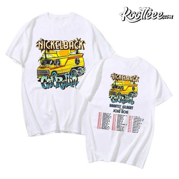 Nickelback Get Rollin’ Tour 2023 T-Shirt