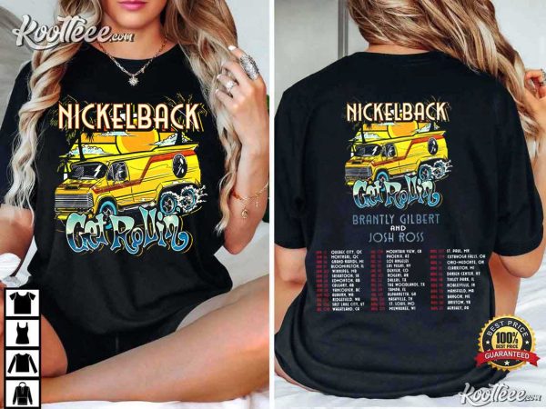 Nickelback Get Rollin’ Tour 2023 T-Shirt