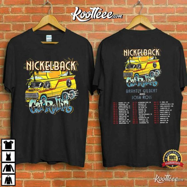 Nickelback Get Rollin’ Tour 2023 T-Shirt