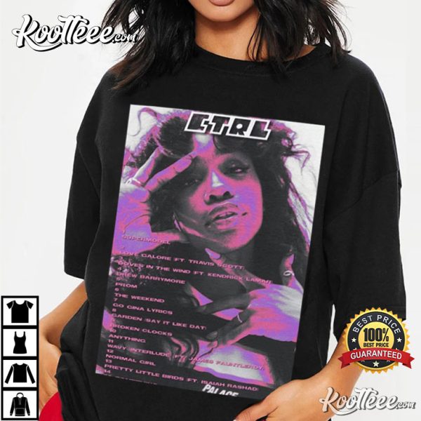 Sza Graphic Vintage 90s Fan Gift T-Shirt