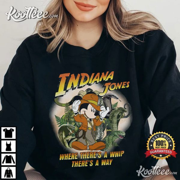 Indiana Jones Mickey Mouse T-Shirt