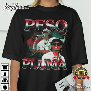 Peso Pluma 90s Vintage Shirt, Baseball Tee Tops Short Sleeve - The