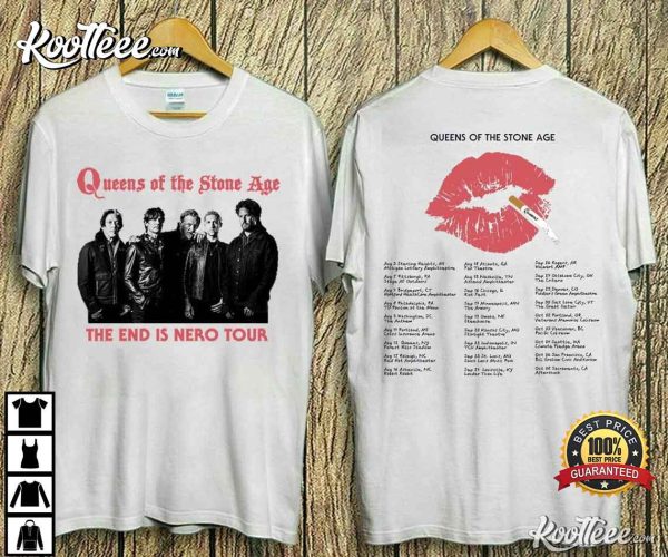 Queens of the Stone Age The End is Nero Tour 2023 T-Shirt