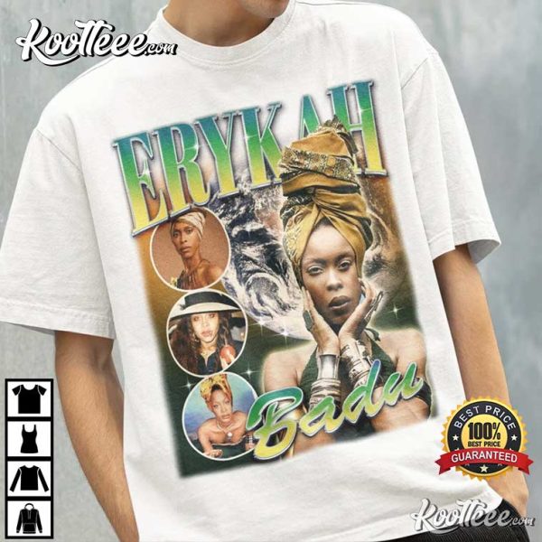 Retro Erykah Badu Gift For Fans T-Shirt