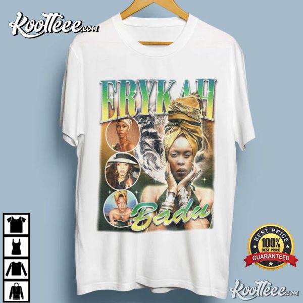 Retro Erykah Badu Gift For Fans T-Shirt