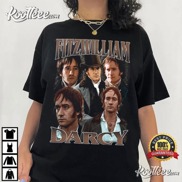 Retro Fitzwilliam Darcy Pride and Prejudice T-Shirt