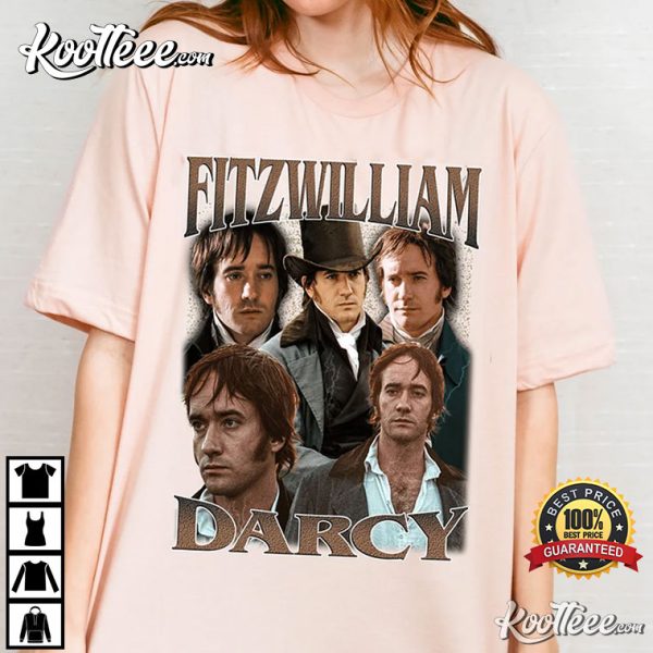 Retro Fitzwilliam Darcy Pride and Prejudice T-Shirt