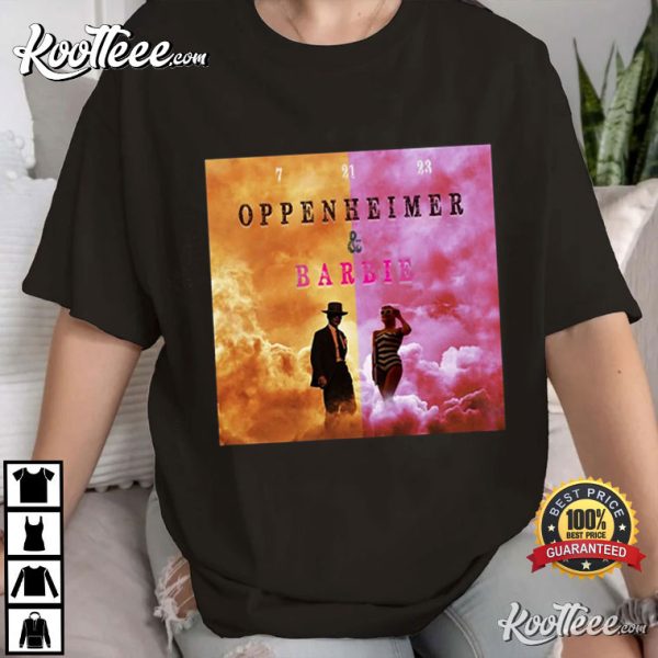 Barbie And Oppenheimer Movie T-Shirt