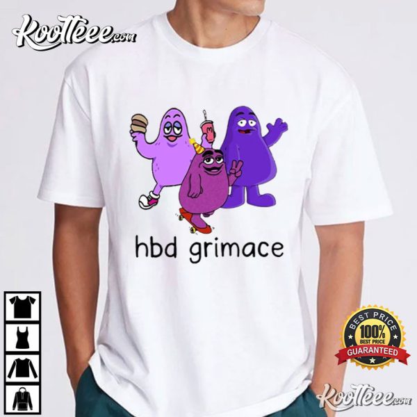 McDonald’s Happy Birthday Grimace T-Shirt