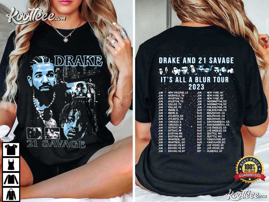 Drake and 21 Savage 'It's All A Blur Tour' Merch First Look