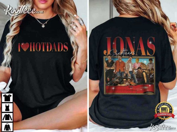 Jonas Brothers I Love Hot Dads T-Shirt
