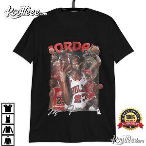 Vintage Basketball Michael Jordan T-Shirt Vintage Basketball Michael Jordan T Shirt (3)