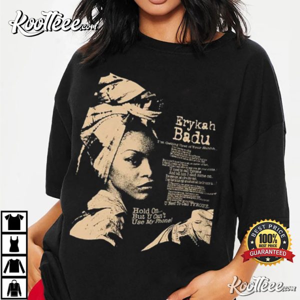 Erykah Badu Vintage Gift For Fan T-Shirt