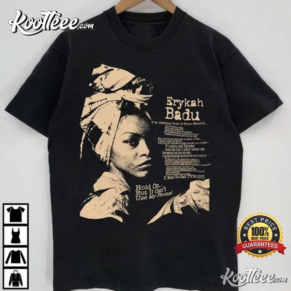 Erykah Badu Vintage Gift For Fan T-Shirt