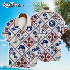 Los Angeles Dodgers Mlb Flower Pattern Summer Hawaiian Shirt Personalized