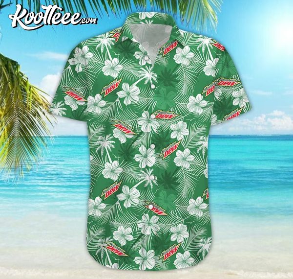Mountain Dew Hawaiian Shirt And Shorts