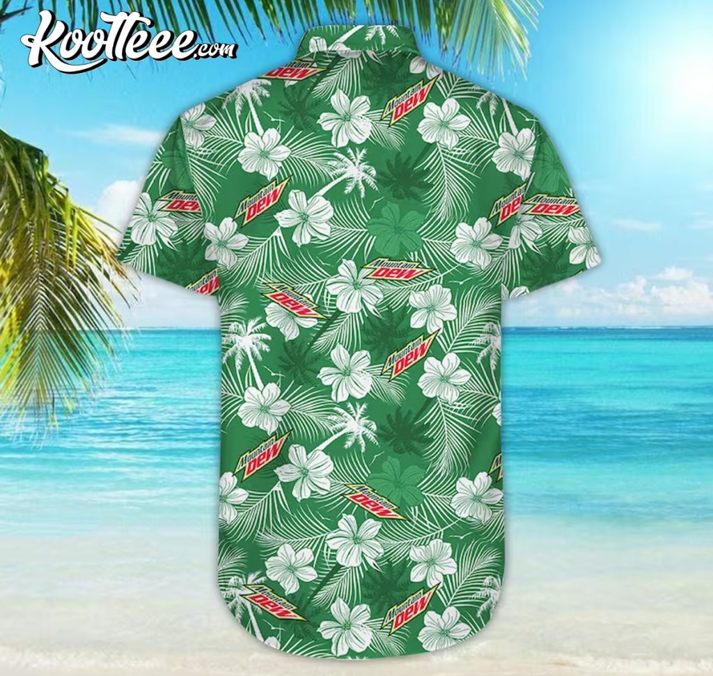 Mountain Dew Hawaiian Shirt And Shorts