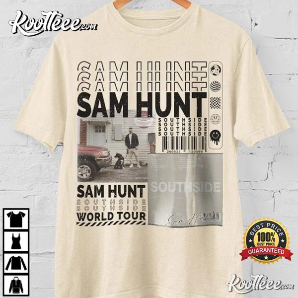 Sam Hunt Extends Tour 2023 Tickets Album Southside T-Shirt