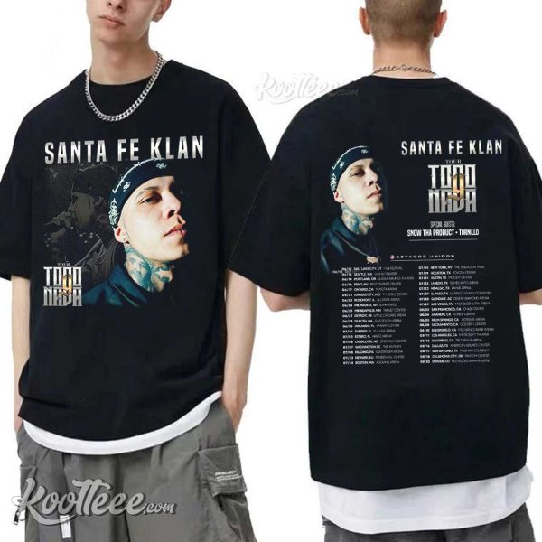 Santa Fe Klan Todo Y Nada Tour 2023 T-Shirt