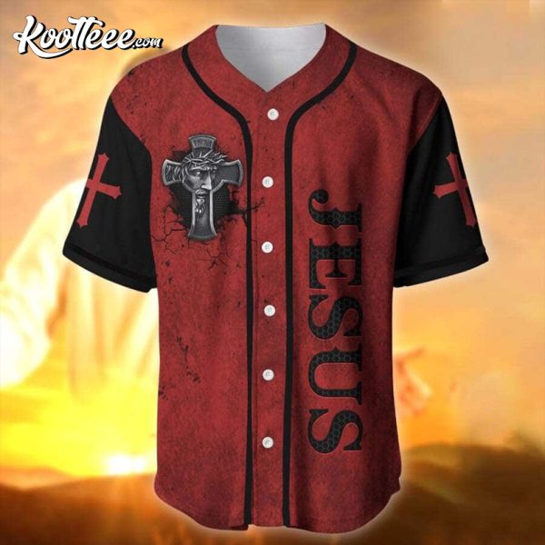 Jesus Walk By Faith Baseball Jersey