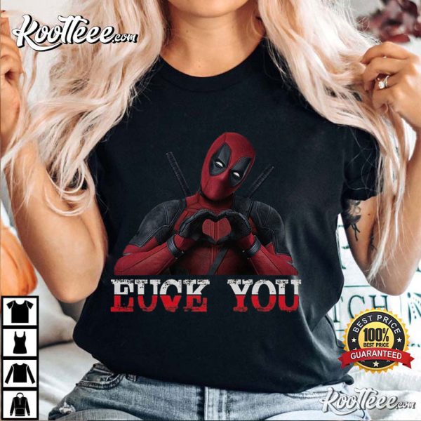 Deadpool Love You Funny Movie T-Shirt