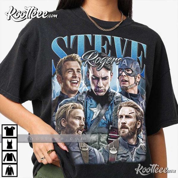 Captain America Steve Rogers Vintage T-Shirt