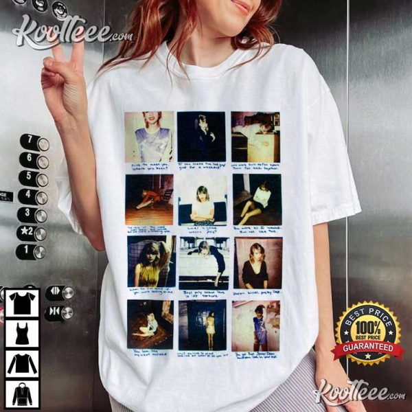 Polaroids Lyrics Inspired Swiftie Merch Concert Tour T-Shirt