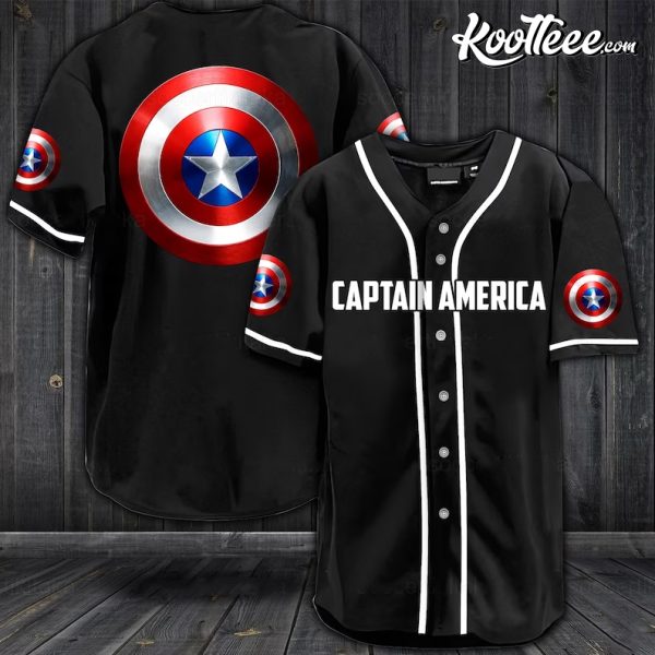 Captain America Baseball Jersey