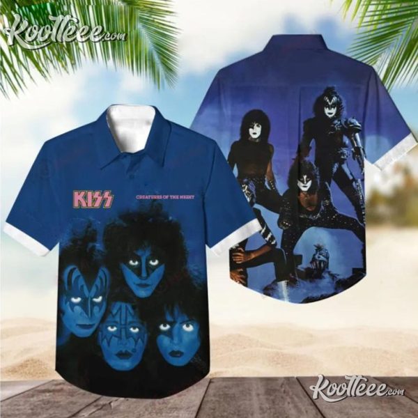 Kiss Band Creatures Of The Night Hawaiian Shirt