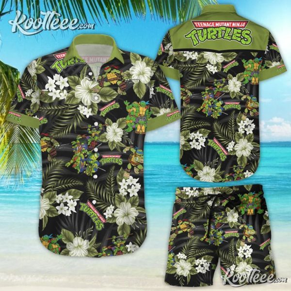 Teenage Mutant Ninja Turtles Hawaiian 3D Shirt And Short