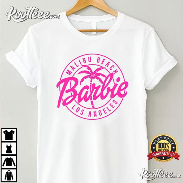 Barbie Malibu Beach, Barbie Movie 2023 T-Shirt
