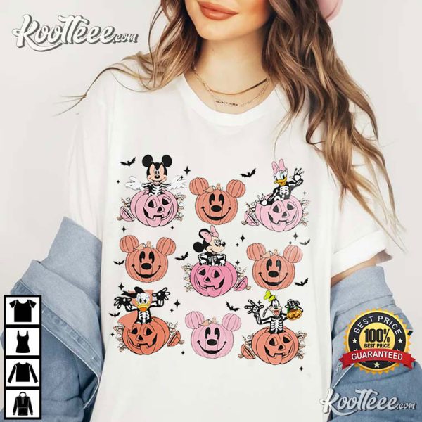 Mickey Skeleton Halloween Party T-Shirt