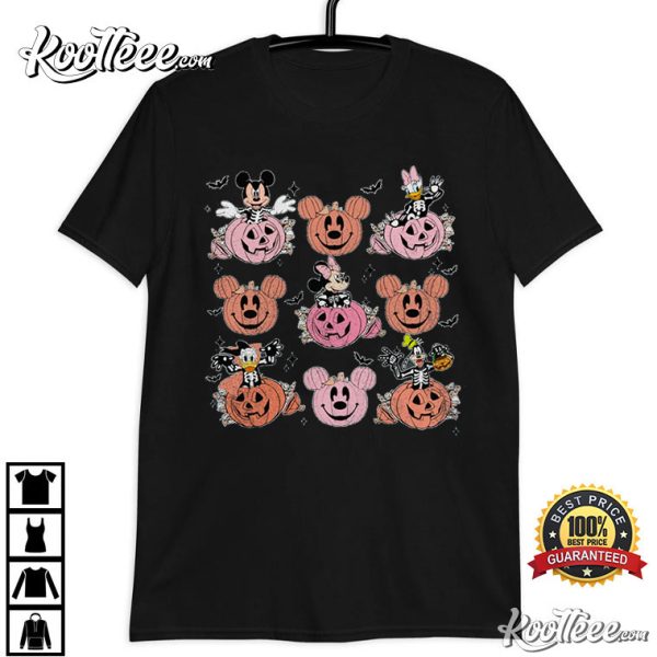 Mickey Skeleton Halloween Party T-Shirt