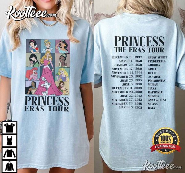 Princess Eras Tour Shirt, Taylor Concert T-Shirt