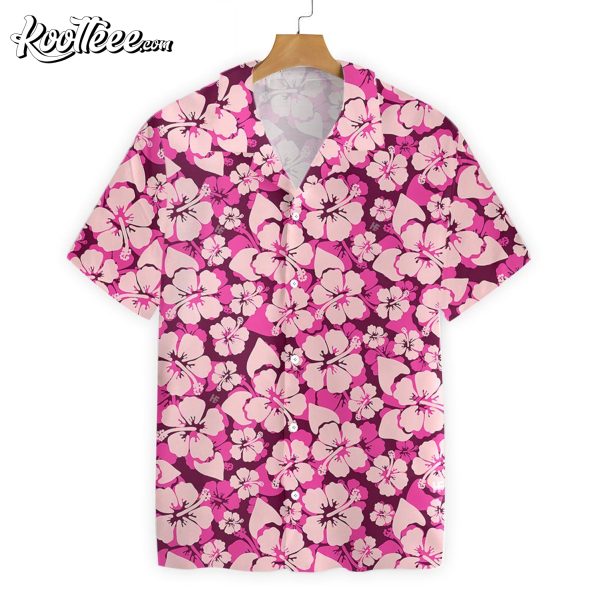 Cute Pink Flower Trending Hawaiian Shirt
