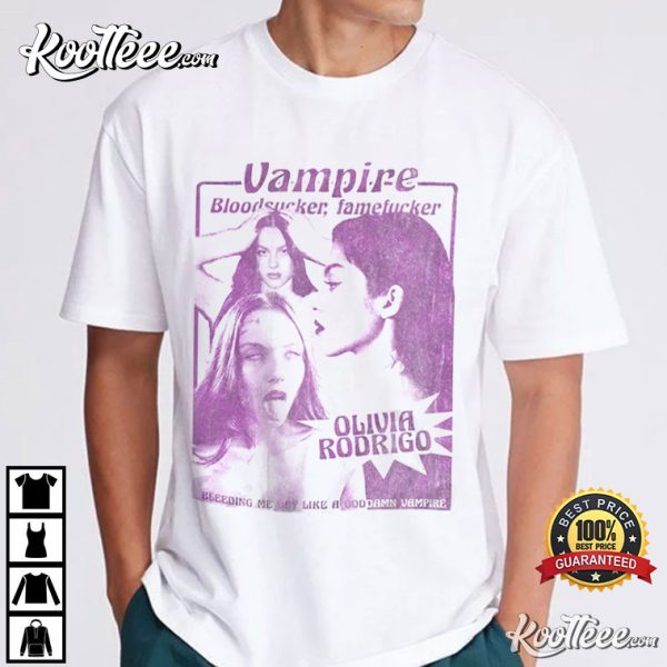 Olivia Rodrigo Vampire Gift For Fan T-Shirt