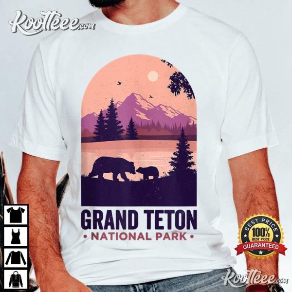 Grand Teton National Park Black Bears T-Shirt