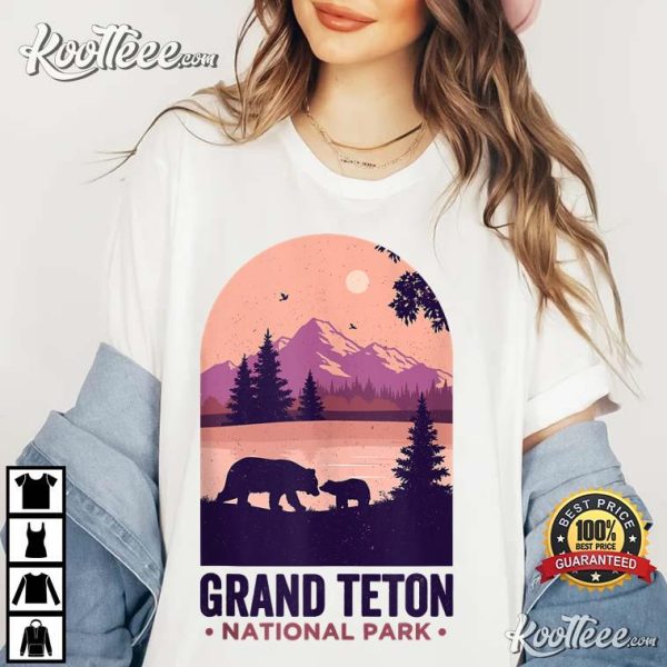 Grand Teton National Park Black Bears T-Shirt