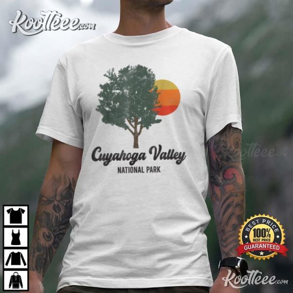 Cuyahoga Valley National Park Vintage Hiking Camping T-Shirt