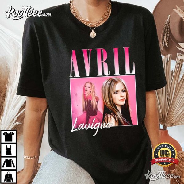 Avril Lavigne Pop Punk Queen Vintage 90s T-Shirt