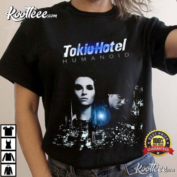 Tokio Hotel Humanoid Album Emo Graphic T-Shirt