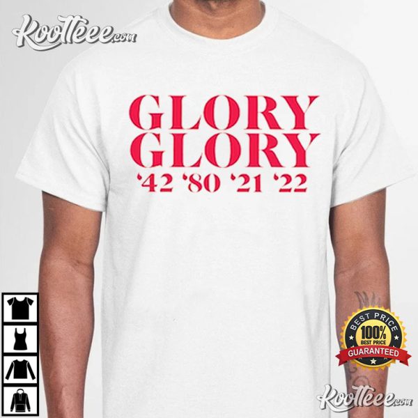 Georgia Bulldogs Glory Glory National Champs T-Shirt