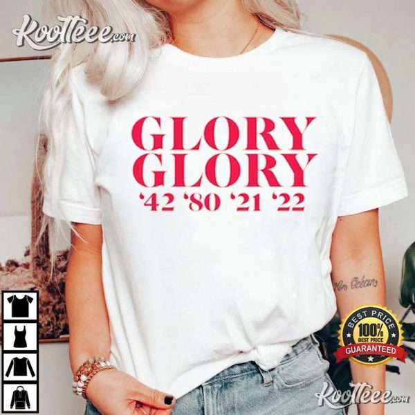 Georgia Bulldogs Glory Glory National Champs T-Shirt