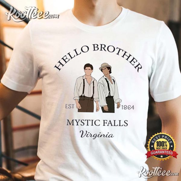 Vampire Diaries Salvatore Brothers Mystic Falls Virginia T-Shirt