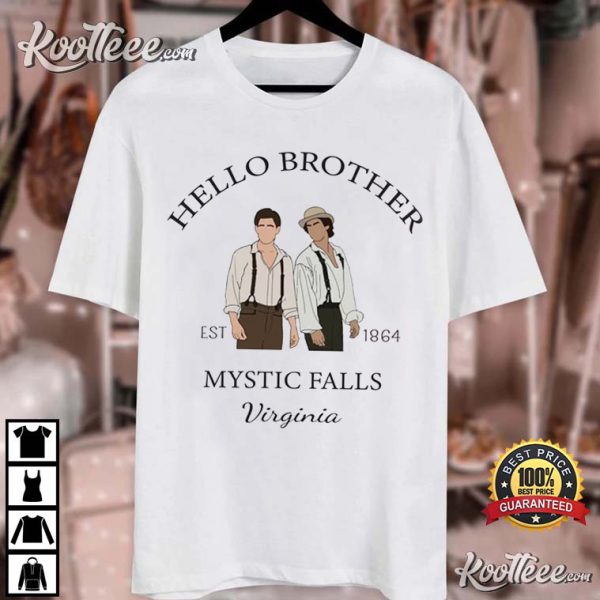 Vampire Diaries Salvatore Brothers Mystic Falls Virginia T-Shirt