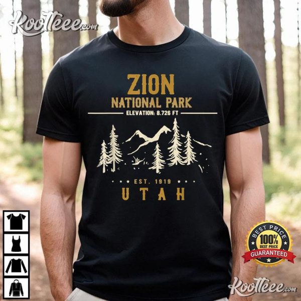 Zion National Park US Nationalpark In Utah T-Shirt