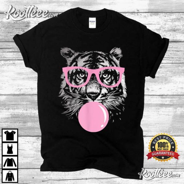 Women’s Tiger Face Wild Animal Cute Tiger T-Shirt