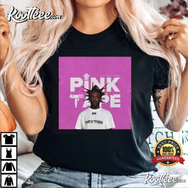 Lil Uzi Vert Pink Tape Album Fan Merch T-Shirt